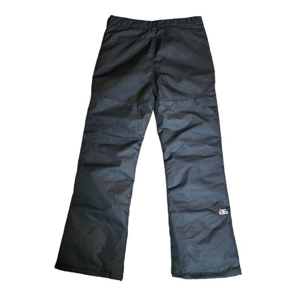 Arctix Snow Ski Pants Black Reinforced Knee Adjustable Waist Unisex Youth Sz‎ XL - Picture 2 of 11